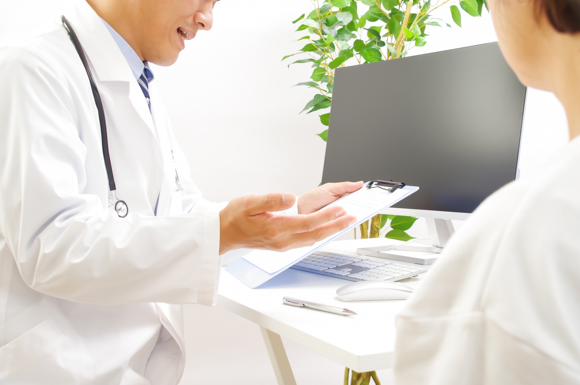 医師による丁寧な説明のイメージ